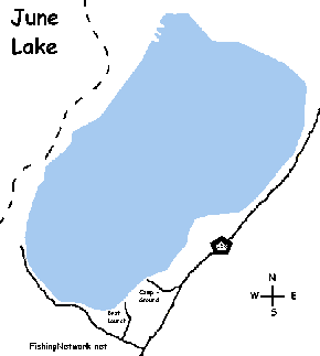 June Lake Map